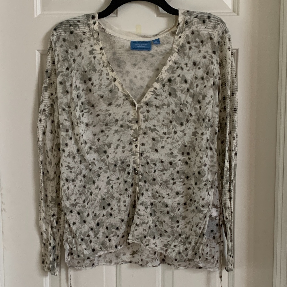 Cute Button-up Vera Wang Cardigan